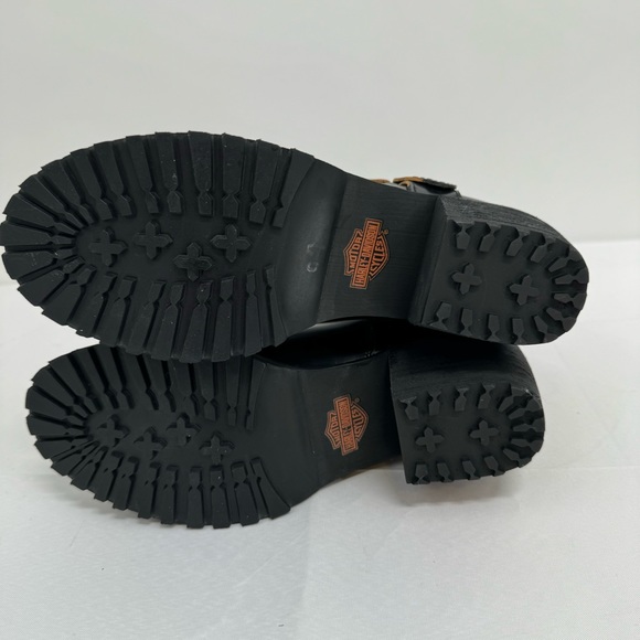 NWOB Harley-Davidson Lalanne Motorcycle Harness Boots Women’s US 7 Black D84686 - Picture 9 of 12